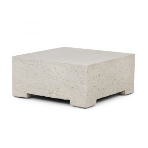 Four Hands - Otero Outdoor Small Coffee Table - Matte Stone - 227150-002