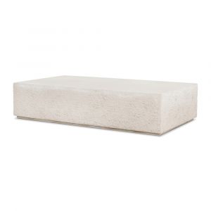 Four Hands - Otero Rectangular Outdoor Coffee Table - Matte Stone - 235093-001