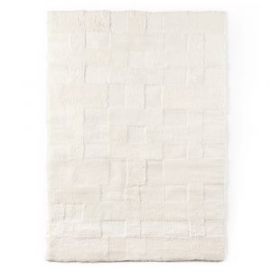 Four Hands - Patchwork Shearling Rug - Cream Shorn Sheepskin - 232263-005