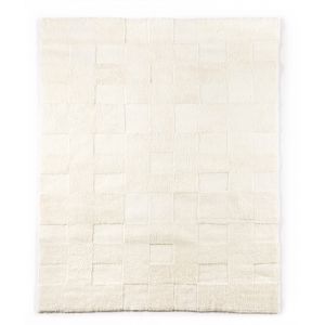 Four Hands - Patchwork Shearling Rug - Cream Shorn Sheepskin - 232263-006