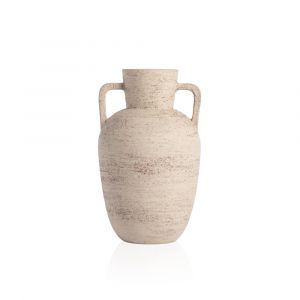 Four Hands - Pima Vase - Distressed Cream - 231372-001