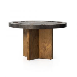 Four Hands - Poker Table - Natural Brown Guanacaste - 234229-001