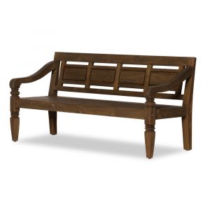 Four Hands - Providence - Foles Outdoor Bench-Heritage Brown - 233607-001