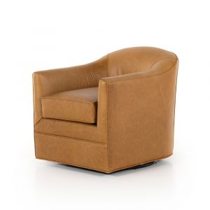 Four Hands - Quinton Swivel Chair - Osorno Camel - 234930-001