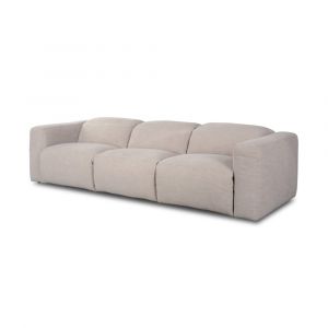 Four Hands - Radley Power Recliner 3-Piece Sectional - Laken Stone - 238970-003