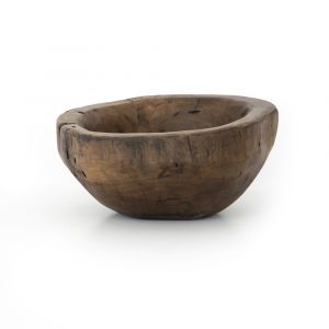 Four Hands - Reclaimed Wood Bowl - Ochre - UWES-189A