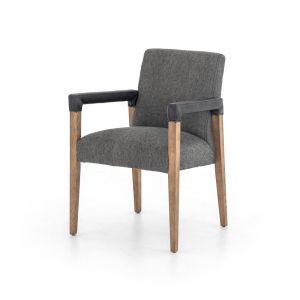 Four Hands - Reuben Dining Chair - Ives Black - Durango Smoke - 105591-008