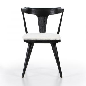 Four Hands - Ripley Dining Chair W Cushion - Cream Shorn Sheepskin -228280-013