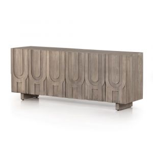 Four Hands - Rivka Media Console - Aged Grey - 226056-001