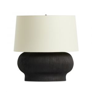 Four Hands - Ryker - Kragen Table Lamp - Textured Matte Black Porcelain Ceramic - 237742-002