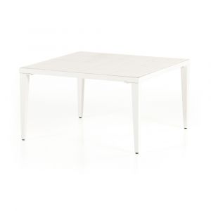 Four Hands - Sabi Outdoor Coffee Table - Ivory Clay - White Ivory Iron - 227533-001
