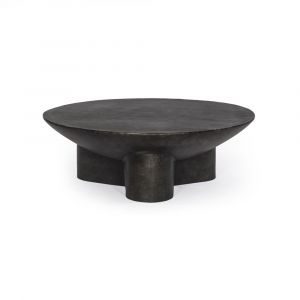 Four Hands - Sante Coffee Table - Raw Black - 232595-001