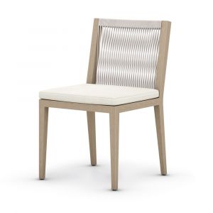 Four Hands - Sherwood Outdoor Dining Chair, Washed Brown - Venao Ivory - 223161-011