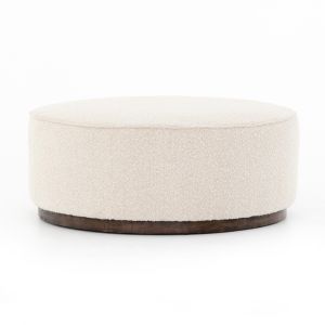 Four Hands - Sinclair Large Round Ottoman - Knoll Nat - 106119-007