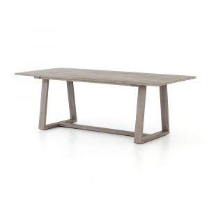 Four Hands - Atherton Outdoor Dining Table - Grey - JSOL-019A