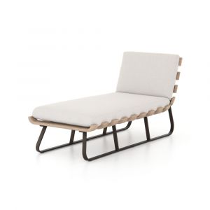 Four Hands - Dimitri Outdoor Chaise - Stone Grey - JSOL-044