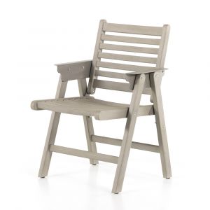 Four Hands - Solano - Pelter Outdoor Dining Chair-Weathrd Grey - 229218-002