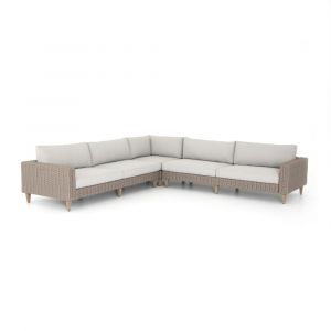 Four Hands - Remi Outdoor 3 Piece Sectional - Grey - JSOL-039-S1 - CLOSEOUT