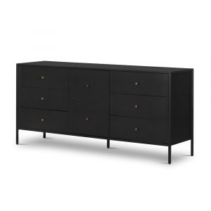 Four Hands - Soto 8 Drawer Dresser - Black - 228012-001