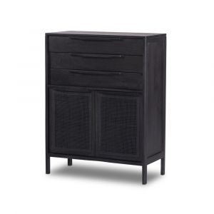 Four Hands - Sydney Tall Dresser - Black Wash - 106690-008