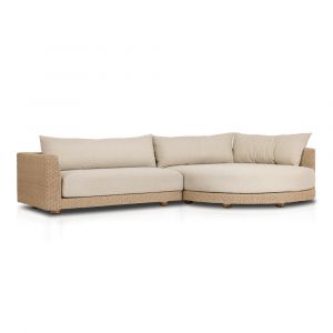 Four Hands - Sylvan Outdoor 2-Piece Sectional - Casa Cream - 242080-001