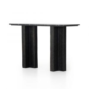 Four Hands - Terrell Console Table - Black Marble - 226799-002