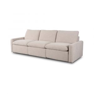 Four Hands - Tillery Power Recliner 3-Piece Sectional - Laken Stone - 238975-003