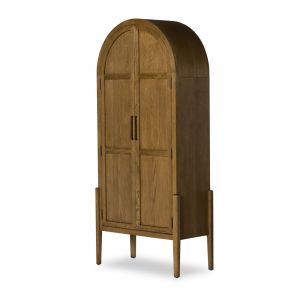 Four Hands - Tolle Panel Door Cabinet - Drifted Oak Solid - 234782-003