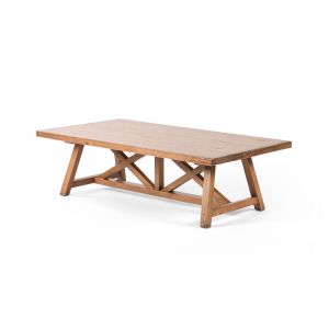 Four Hands - Trellis Coffee Table - Waxed Pine - 230062-001