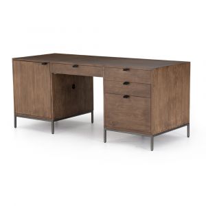 Four Hands - Trey Executive Desk - Auburn Poplar - 223816-001