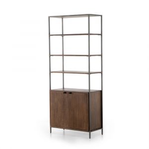 Four Hands - Trey Modular Wide Bookcase - Auburn Poplar - 223961-001