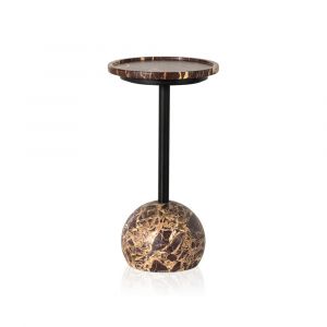 Four Hands - Viola Accent Table - Merlot Marble - 224056-004