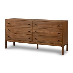 Four Hands - Wallis - Arturo 6 Drawer Dresser-Natural Walnut - 234477-001