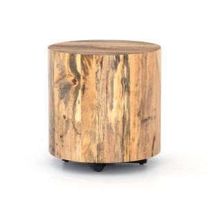 Four Hands - Hudson Round End Table - Spalted Primavera - UWES-201