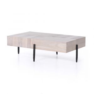 Four Hands - Wesson - Indra Coffee Table-Ashen Walnut - 107564-003