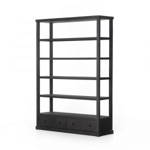 Four Hands - Woodmore Bookcase - Dark Totem - 233549-001