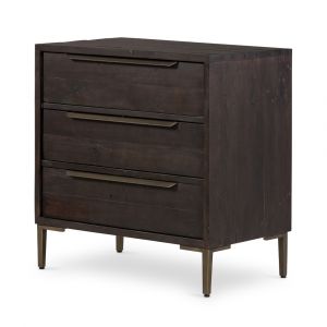 Four Hands - Wyeth 3 Drawer Dresser - Dark Carbon - 108381-006
