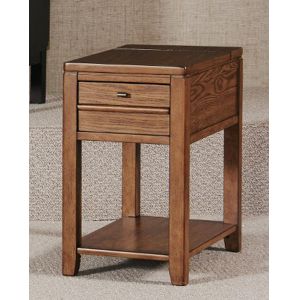 Hammary - Chairsides Table-Oak Finish - KD - 200-018