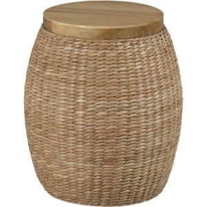 Hammary - Hidden Treasures Rattan Round End Table - 090-1014 - CLOSEOUT