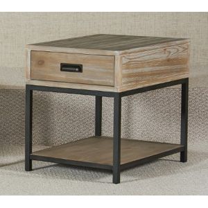 Hammary - Parsons Rectangular Drawer End Table - KD - 444-915