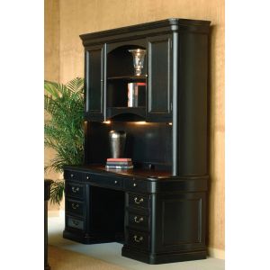 Hekman Furniture - Louis Philippe - Executive Deck and Credenza - 79142_79141