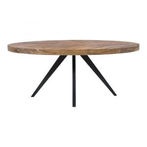 Henry & Mason - Clark Acacia Oval Dining Table in Brown - ACA-849-BRO-DT-03