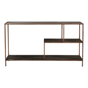 Henry & Mason - Night Console Table in Brown - NIG-849-BRO-CNST - CLOSEOUT