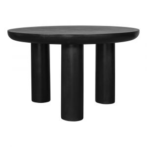 Henry & Mason - Mars 3 Leg Round Dining Table in Black - 3LE-840-BLA-DT-02