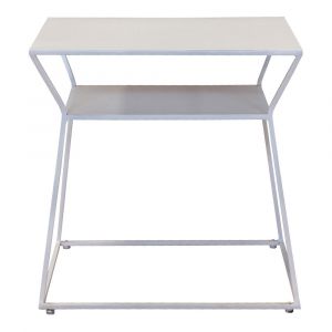 Henry & Mason - Tokyo Side Table in White - TOK-840-WHI-SD - CLOSEOUT