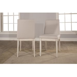 Hillsdale - Clarion Upholstered Dining Chair In Sea White - (Set of 2) - 4542-803