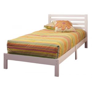 Hillsdale Furniture - Aiden Wood Twin Bed, White - 1723-330