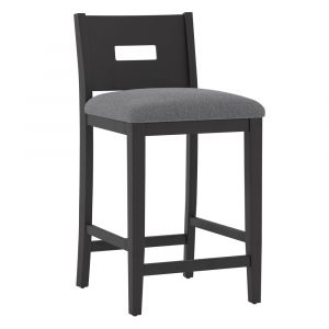 Hillsdale Furniture - Allbritton Wood Counter Height Stool, Black - 5176-822