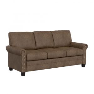 Hillsdale Furniture - Barroway Upholstered Sofa, Antique Brown - 9028-912