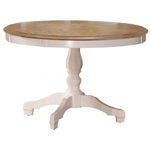 Hillsdale Furniture - Bayberry Round Dining Table, White - 5753DTB